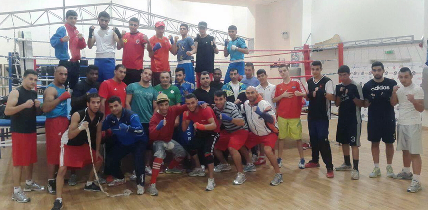 Jordan Boxing coaching staff and hopefuls (Photo courtesy of JOC News Service)
